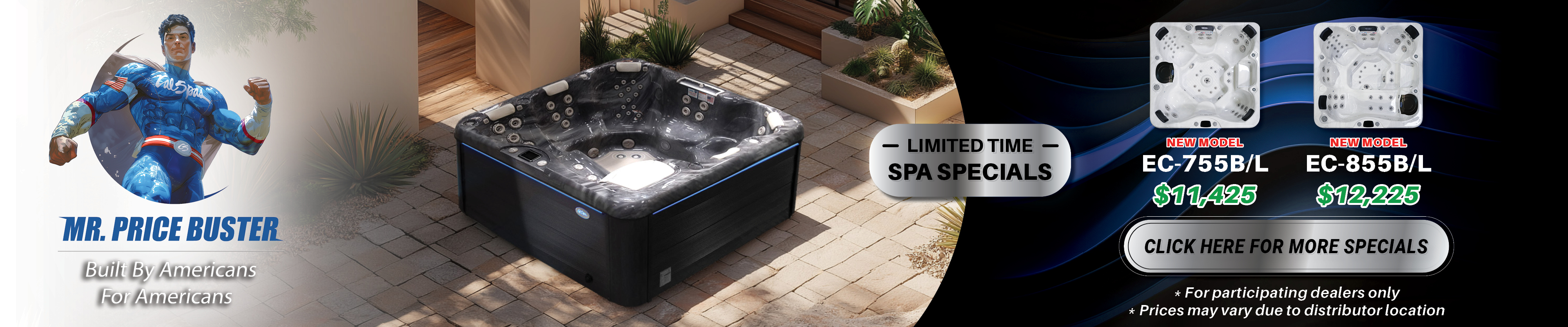 Calspas hot tub being used in a family setting - Northport